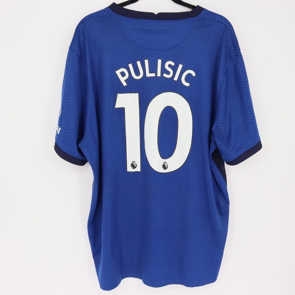 Nike Chelsea FC Soccer Jersey Christian Pulisic #10 Blue Mens Size 2XL Futbol - Picture 12 of 13
